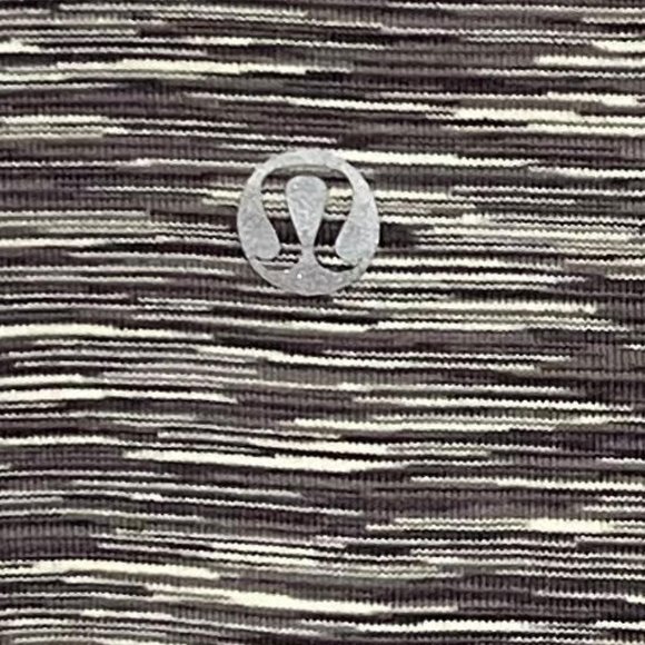 Lululemon Size 6 Grey White Space Dye Racerback Athletic Tank Top - Picture 4 of 5